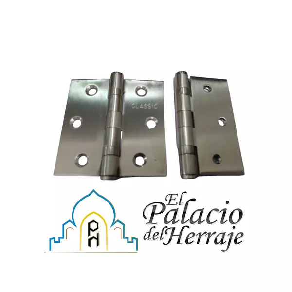 Bisagra Plana Inoxidable Con Balineras 3x3x2mm Cla