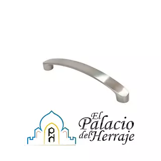 Manija Arco Niquel Cepillado 128 Mm Hma045-03
