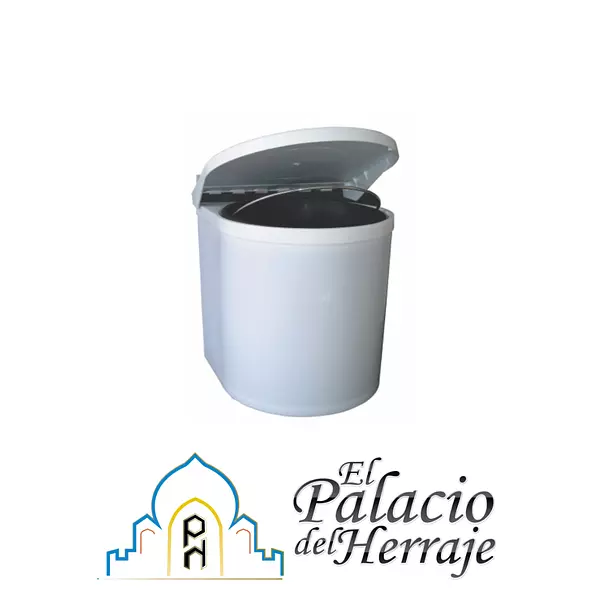 Basurera Redonda Plastica Puerta Interna 8lt Ø28cm3116