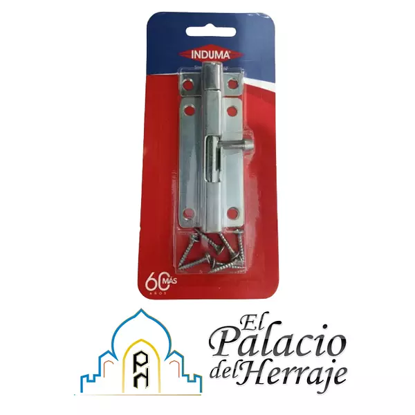 Pasador Cuadrado Zinc 4" C18 Blister T1502-0090