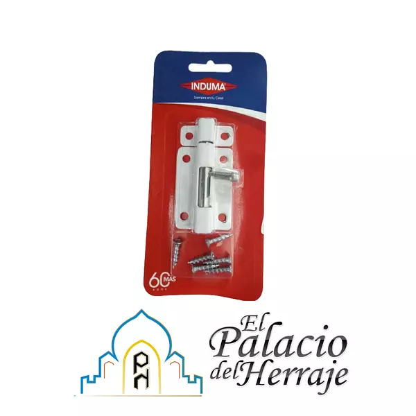 Pasador Cuadrado Blanco 3" C18 Blister T1502-0053