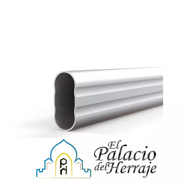 Tubo Ovalado Aluminio 30mm*3mts Peralm43