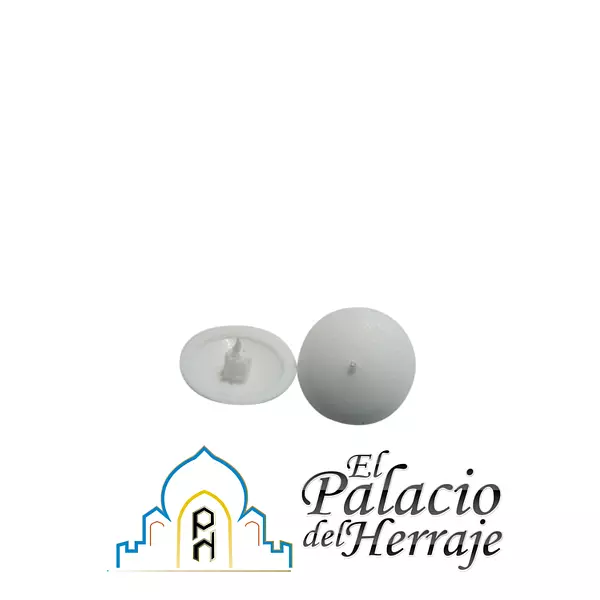 Tapatornillo Blanco Plastico 13mm