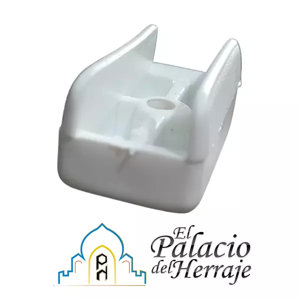 Deslizador En "U" Plastico 15 Mm Blanco