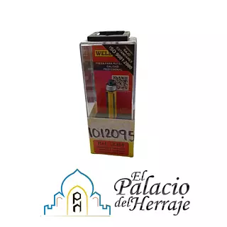 Fresa Retestear 3 cuhillas Con /Rodamiento 1/4x3/8 - 12354 - Well