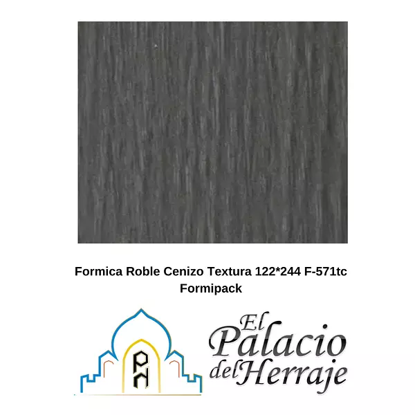 Formica Roble Cenizo Tex 122*244 F-571tc Formipack