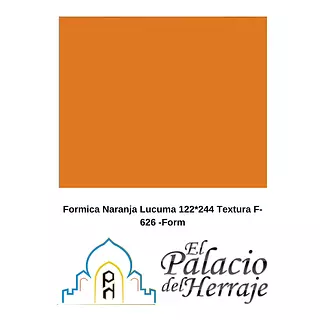 Formica Naranja Lucuma 122*244 Textura F-626 -Form
