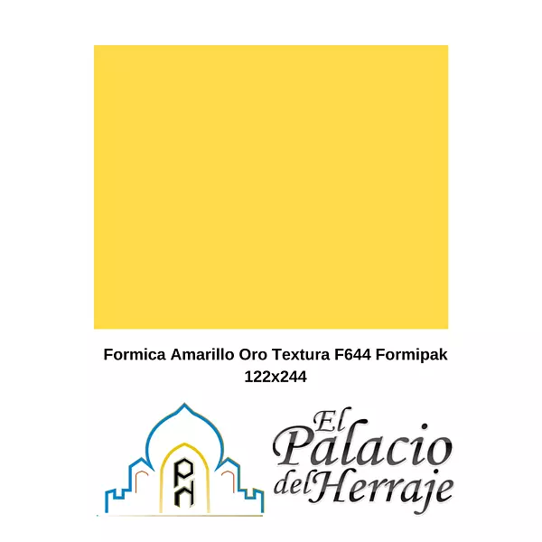 Formica Amarillo Oro Textura F644 Formipak 122x244