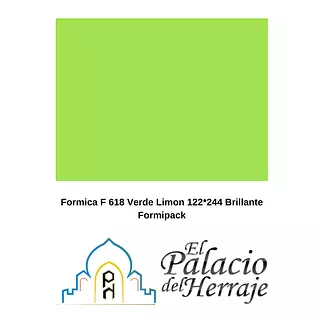 Formica F 618 Verde Limon 122*244 Bte Formipack