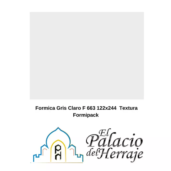 Formica Gris Claro F 663 Formipak 122x244 Text