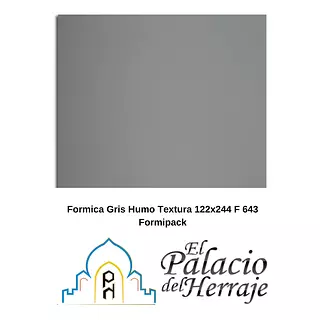 Formica Gris Humo Tex 122x244 F 643 Formipack