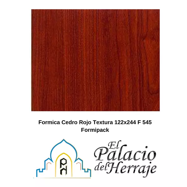 Formica Cedro Rojo Tex 122x244 F 545 Formipack