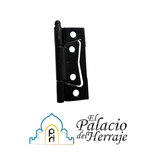 Bisagra Omeguita Negro Cc18 Bolsa X 6 T1107-0011