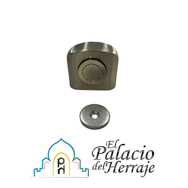 Tope Puerta Magnetico Piso Zincado - Kl Tp5 Zinc