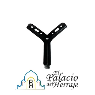 Pata Mueble Esquinera 12cms Negra - Cla 104-12