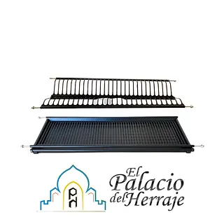 Platero Acero Negro 80cm Unihopper